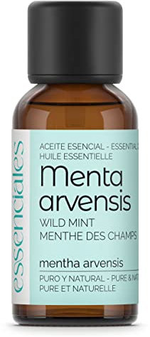 Essenciales - Aceite Esencial de Menta Arvensis/Menta Japonesa, 100% Puro, 30 ml | Aceite Esencial Mentha Arvensis