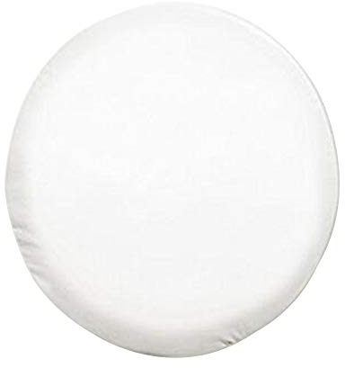 Etopar Universal 13 Zoll Weiß Reserveradabdeckung Reifencover für alle Durchmesser (55cm-58cm/22-23) Anhänger Auto PVC Wasserdicht Schutz