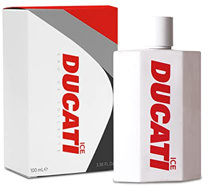 DUCATI | ICE Eau de Toilette Ducati herrparfym, fräsch doft, aromatiska och starkt kryddiga dofter, tillverkad i Italien, 100 ml