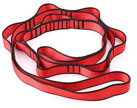 PLCPDM Yoga-Hängematte, 110 cm, Chrysanthemen-Seilgurt, verstellbarer Baum-Hängematten-Gurt, Yoga-Gurte