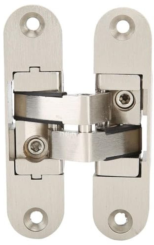 DEWIN Cerniere a scomparsa, Cerniera Porta a scomparsa Regolabile Incrociata Cerniera a Croce per Mobili a Basso Rumore Resistenza all'Usura per Porte Pieghevoli