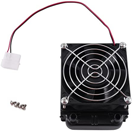 Jrifedptry 1Pcs Alluminio 80mm Raffreddamento Ad Acqua Raffreddamento Del Computer Radiatore con Ventola per CPU PC Sistema di Raffred