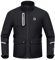 IRON JIA'S Motorradjacke herren Four Seasons mit CE-Panzerung, herausnehmbarem Innenfutter, Schutzausrüstung für Motorradfahrer Schwarz M