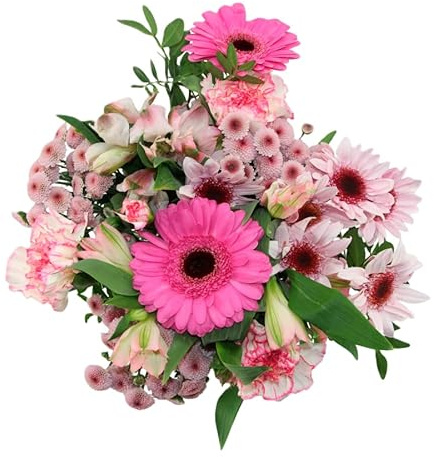Ramo de Flores Rosas Naturales DECOALIVE | Bouquet Floral para Regalo y Decoración