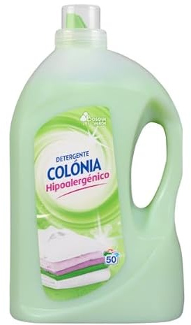 Bosque Verde Hypoallergenic Liquid Laundry Detergent, Marseille Soap Scent, 3 L, 50 Washes, Pack of 3