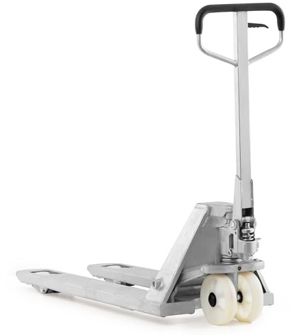 Carretilla elevadora transpaleta 2500 kg 2,5 t para europaleta (1150 mm) de acero galvanizado
