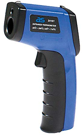 as - Schwabe Infrarot-Thermometer / Pyrometer – Kontaktloses Temperatur-Messen von -50 bis +380°C – Infrarot Temperaturmessgerät – Berührungsloses Thermometer – Digitales Infrarot Thermometer I 24101