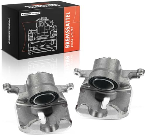 Frankberg 2x Brake Caliper Disc Brake Front Axle Left Compatible with Qashqai +2 I J10 JJ10 L4 2-2.0L 2007-2013 X-Trail T31 L4 2.0L L4 2.5L 2007-2013 Replace# 344123