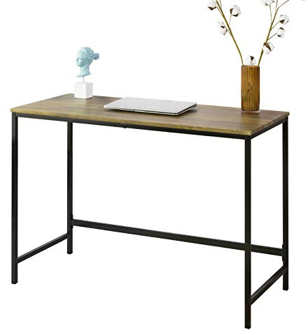 SoBuy FWT68-F Schreibtisch Computertisch Arbeitstisch Bürotisch für Homeoffice Tisch im Industrie-Design BHT ca.: 110x76x50cm