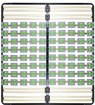 Mon Mobilier Design CASI Sommier à Lattes avec plots de Soutien 180x200 cm sans Pieds