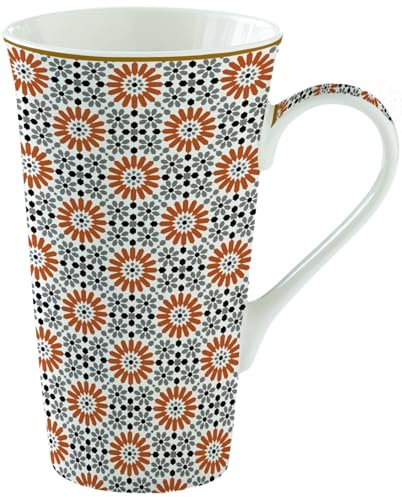 Easy Life - Juego de 1 taza gigante de 60 cl, de porcelana con tapa de mania new