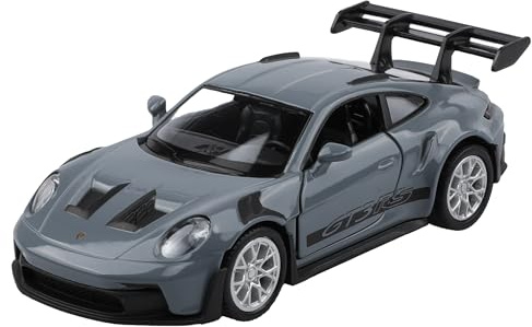 TOKAXI Modelos de coche Porsche 911 RS de escala 1/36, vehículos de metal fundido a escala 1/36, coche de juguete Porsche 911 con retroceso, regalos de coches para niños y niñas