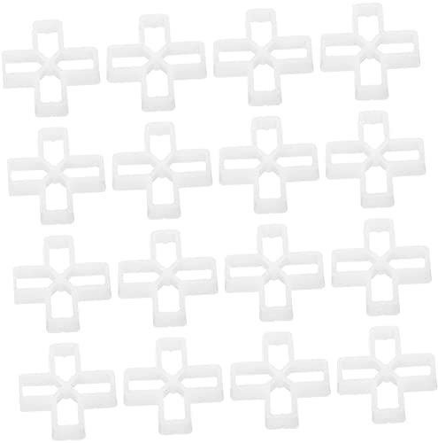 Operitacx 100pcs Tile Grout Spacer Leveling Clips PVC Cross Tile Spacers for Precise Floor Wall Installation Easy Use for Beginners Professionals