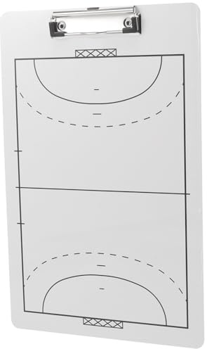 TEMPNAP Tabellone Tattico per Allenamento Pallamano Doppia Faccia Pennarello Lavabile, Accessorio Sportivo Riutilizzabile Supporto per Penna, Kit Consigli per Formazione Squadre Sportive