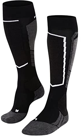 FALKE Donna SK2 Intermediate Wool W Kh lana filo funzionale caldi spessi, Nero Black-Mix 3010, 37-38