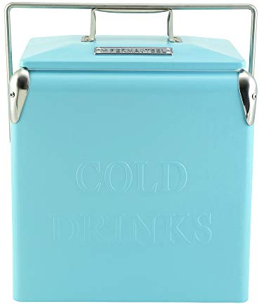 Permasteel Kühler | Tragbarer Picknickkühler | 13 Liter | Türkis