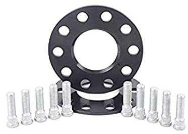 H&R DRS-MZ-System Spürverbreiterungsatz 20mm pro Achse - Lochkreis 5x114,3 - Mittenzentrierung 64,0mm - System M14x1,5 - kompatibel mit Tesla - Schwarz