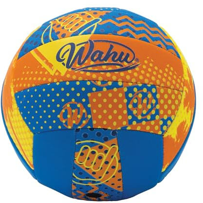 WAHU 100% Waterproof All-Purpose Pool Ball for Beach Volleyball, Soccer, and More, 6.5 Round Water Ball for Beach and Pool Sports Games, Orange