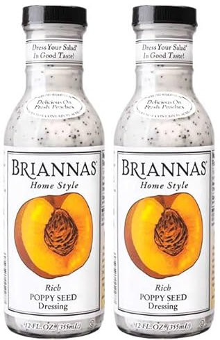 Briannas Rich Poppy Seed Dressing 355ml - Pack of 2