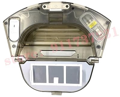GORMEL Réservoir d'eau d'origine 2 en 1 avec Station de Chargement de boîte à poussière Compatible for Les pièces d'accessoires d'aspirateur Robot Imou L11 avec Filtre Hepa (Color : White)