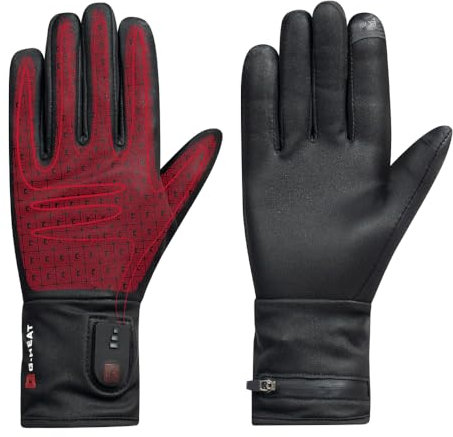 G-Heat – beheizte City-Handschuhe – Damen – beweglich – leicht – dehnbar. Verwendung: Stadt, Menschen, die unter Kälte Leiden. Lieferung inklusive Batterien und Ladekabel