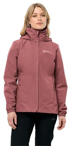 Jack Wolfskin Damen Stormy Point 2l Jkt W, Red Ochre, XL EU