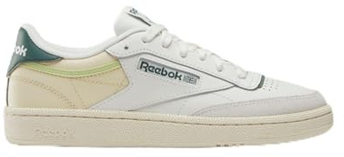 Reebok Club C 85, Scarpe da Ginnastica Donna, CHALK/VINTAGECHALK/ESCAPEGREEN, 42 EU