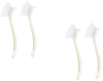Ipetboom 4pcs Double-Ended Dish Cleaner Brush Multipurpose Kitchen Brush for Pot Dishes Scrubbers Home Cleaning Long Handle
