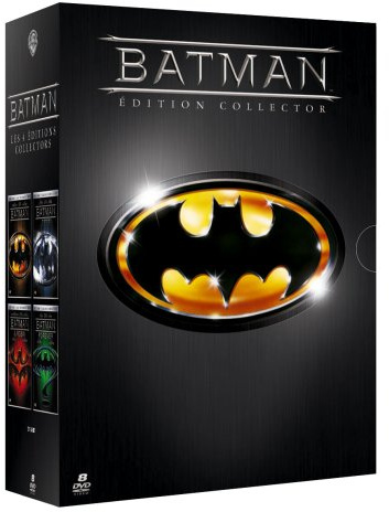 Coffret batman : batman, , ed. coll. ; batman forever, ed. coll. ; batman le defi, ed. coll. ; batman et robin , ed. col