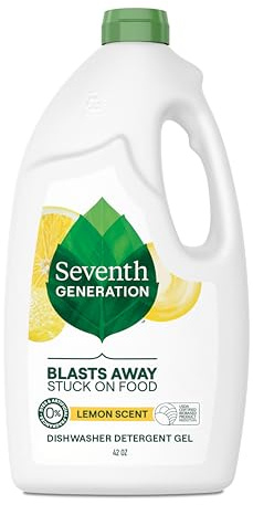 Seventh Generation Lot de 6 flacons de gel vaisselle Parfum citron 1,2 l