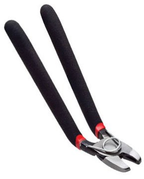 Eastwood Hog Ring Upholstery Angled Bent Nose Pliers with Safety Grips