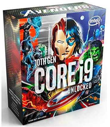 Intel Processore Core i9-10900K 10 core con 3,7 GHz (fino a 5,3 GHz con Turbo Boost 3.0, LGA1200 125 W (99A5FR), BX8070110900KA