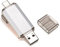 USB Stick 64 GB, Metal USB 3.0 Flash Drive, Waterproof and Dustproof USB Flash Drive 64G Type C Flash Drive, Mini Memory Stick, for PC, Laptop, Computer, Type C Mobile Phone