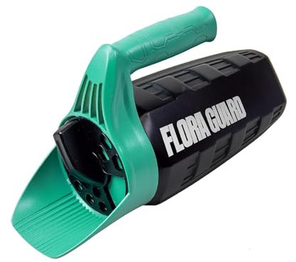 Flora Guard Streuer,Einstellbare Öffnung für Grassamen, Dünger und Erdnahrung, Streusalz, EIS und Schneeschmelze