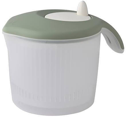 Biesse - Pin Up Centrifuga per Insalata e Verdure in plastica, ingombro Ridotto, 3l (Verde)