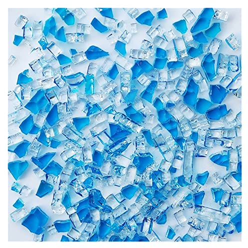 KFGISD, 100g blandade färger kristallglas spegelmosaikplattor oregelbunden form mosaiksten DIY konsthantverksmaterial,Mosaikplattor(K)
