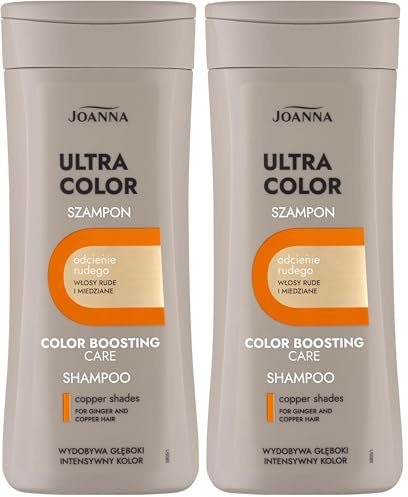 Joanna Ultra Color - Shampoo für Haare in Kupfer-Farbtönen - Stärkendes & revitalisierendes Haarshampoo - Farbauffrischung - Vertieft die Farbintensität - Pflege & Feuchtigheit für Ihr Haar - 200 ml