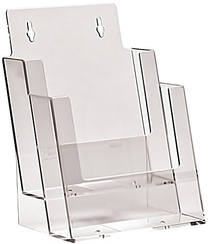 Taymar Two Tier Dispenser for A5 Leaflets and Brochures(Pack of 1)