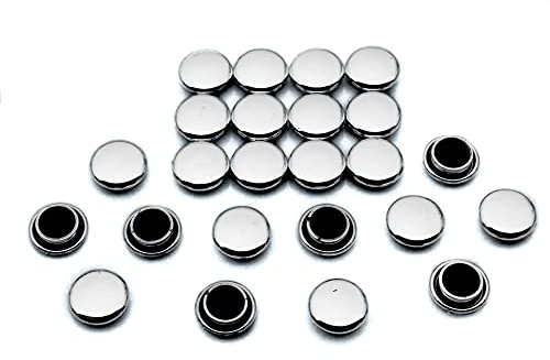 Piccoli Magneti Dell'Ufficio Di Pianificazione Dell'Argento Per Frigorifero, Lavagna, Tavola Da Preavviso, Archiviazione - Confezione Di 24