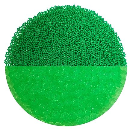 trendfinding 100 g gránulos Decorativos de retención de Agua Verde, granulometría 1,5-2 mm, decoración para Flores y Plantas, 10 litros, Muy económico, de Uso versátil