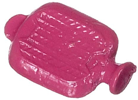 Dolls House Miniature 1:12 Scale Winter Bedroom Accessory Red Hot Water Bottle