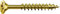 SPAX Universalschraube, 5,0 x 80 mm, 100 Stück, Kreuzschlitz Z2, Senkkopf, Teilgewinde, 4CUT, YELLOX, 0291020500803