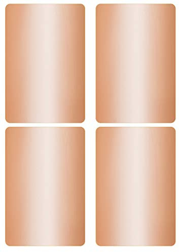 Royal Green 7.5cm x 5cm Rose Gold Stickers Decor Name Tags Labels (76mm x 50mm) - 200 Pack