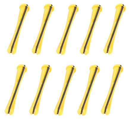 Haar Dauerwelle Stangen, 10 Stücke Dauerwelle Stangen Lockenwickler, Kunststoff Stangen Haarrollen, für Friseur Styling