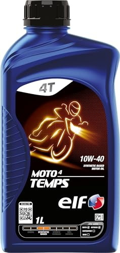 ELF MOTO 4 TEMPS 10W-40, Huile moteur, 1 litre