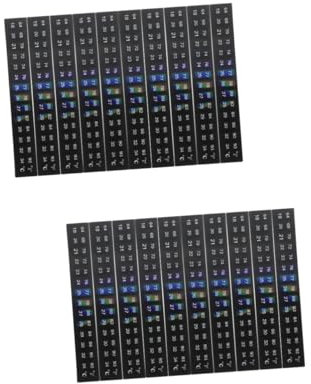 Angoily 20 Pièces Thermomètre Pour Aquarium à Coller Thermomètre Pour Bébé Autocollant Adhésif Digital Coller Sur Bande Numérique Liquide Crystal Numéro Décorer