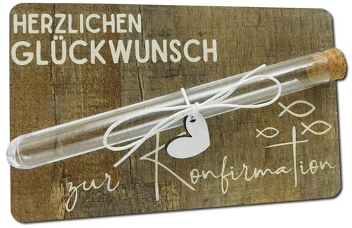 Geldgeschenk zur Konfirmation I Originelles Geldgeschenk im Reagenzglas I Konfirmationsgeschenk I Geldgeschenke I Geldverpackung I Geschenk I Geld von Herzen verschenken
