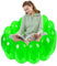 Hailerio Blow-up-Stuhl, transparenter aufblasbarer Stuhl - Transparenter aufblasbarer Stuhl aus PVC für den Außenbereich - Blow Sofa-Sitz, aufblasbarer Lounge-Sessel, aufblasbare Möbel, Filmstühle für