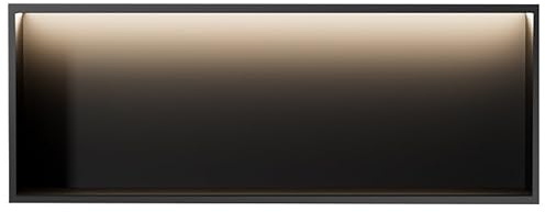 Mensola da bagno in acciaio inox con luce da incasso, design moderno a parete, per vasca da bagno salvaspazio elegante
