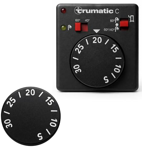Sintrix Fab Ersättningsknapp kompatibel med Truma Trumatic C1/C/C3400 termostat – värmeregulatorknapp för husbil och biluppvärmning, 1 styck
